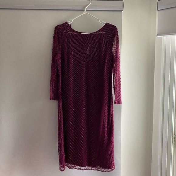 Fully Beaded Mini Dress - Picture 2 of 8